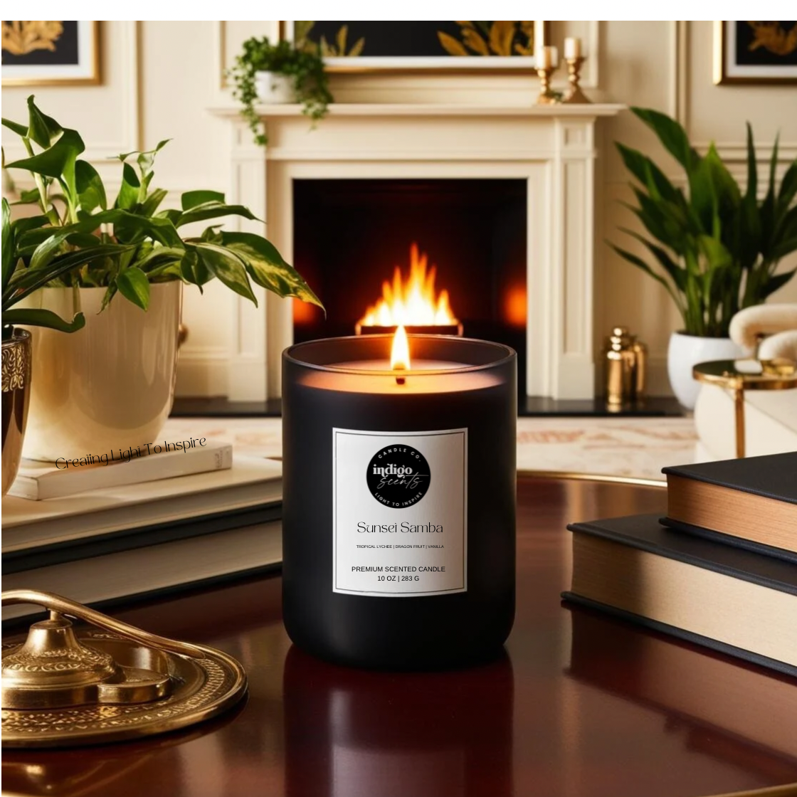 Sunset Samba | 10 oz. Clear Jar | Coconut Soy Candle