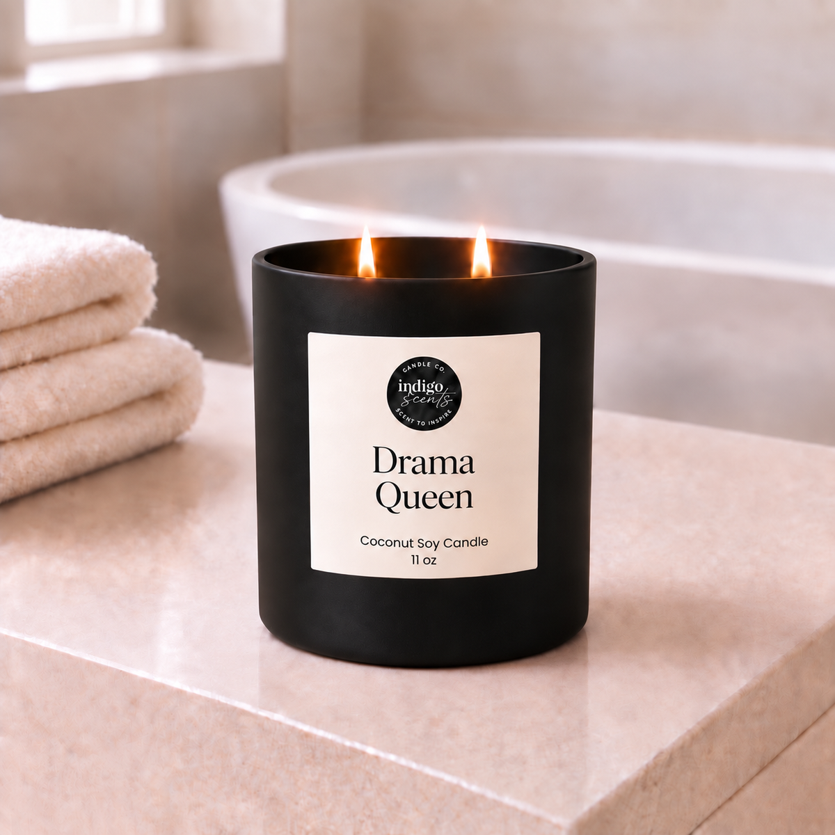 Drama Queen Candle | Matte Black Jar
