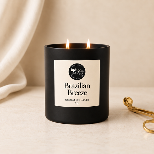 Brazilian Breeze Candle | Matte Black Jar