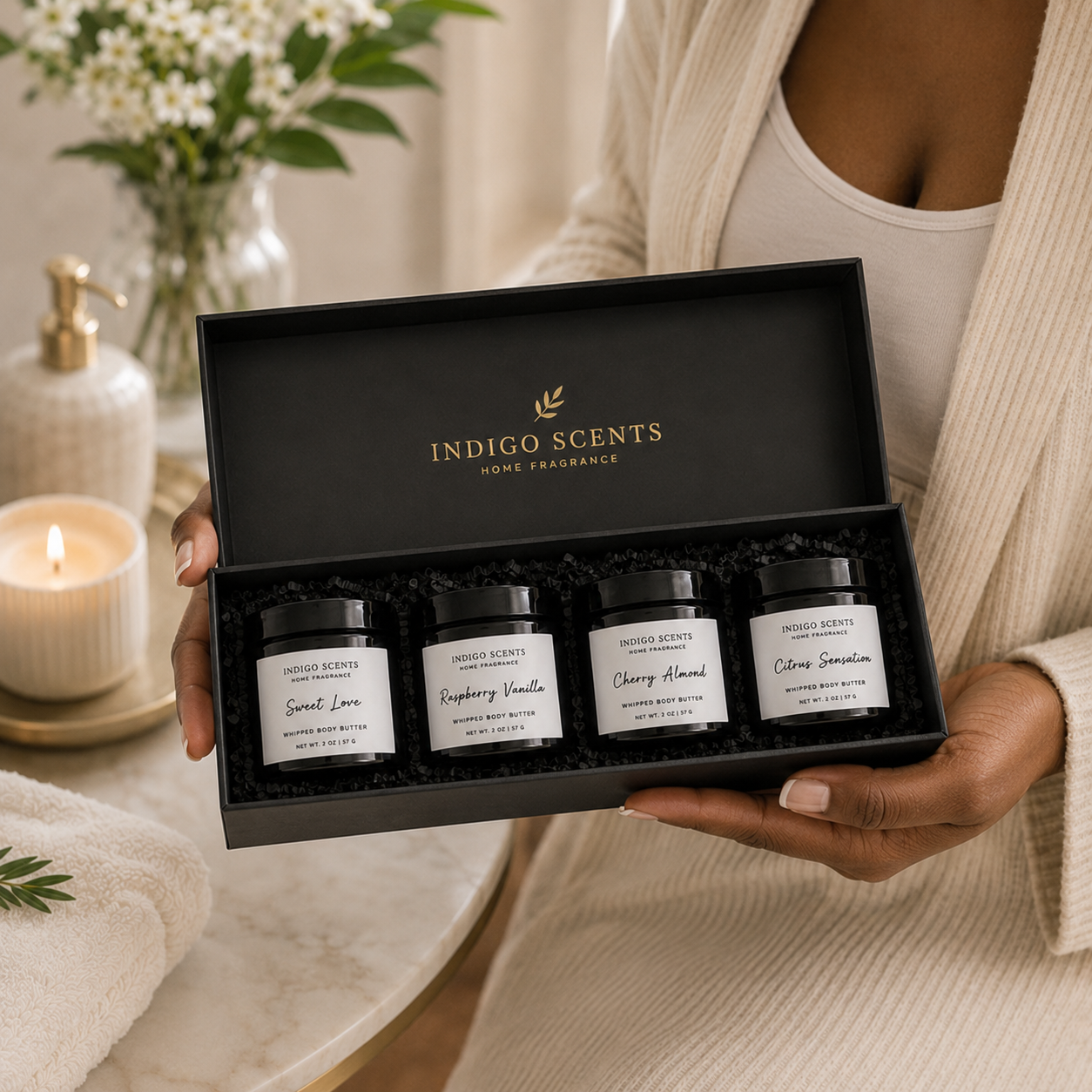 Luxe Body Butter Discovery Set | 4-Piece Whipped Body Butters