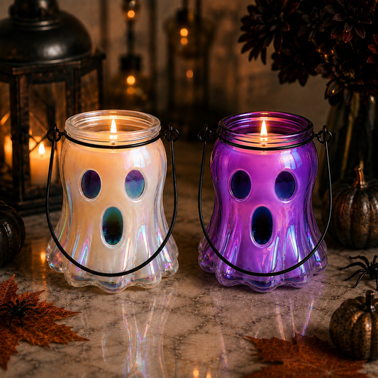 Ghost Coconut Soy Candle | Halloween Collection