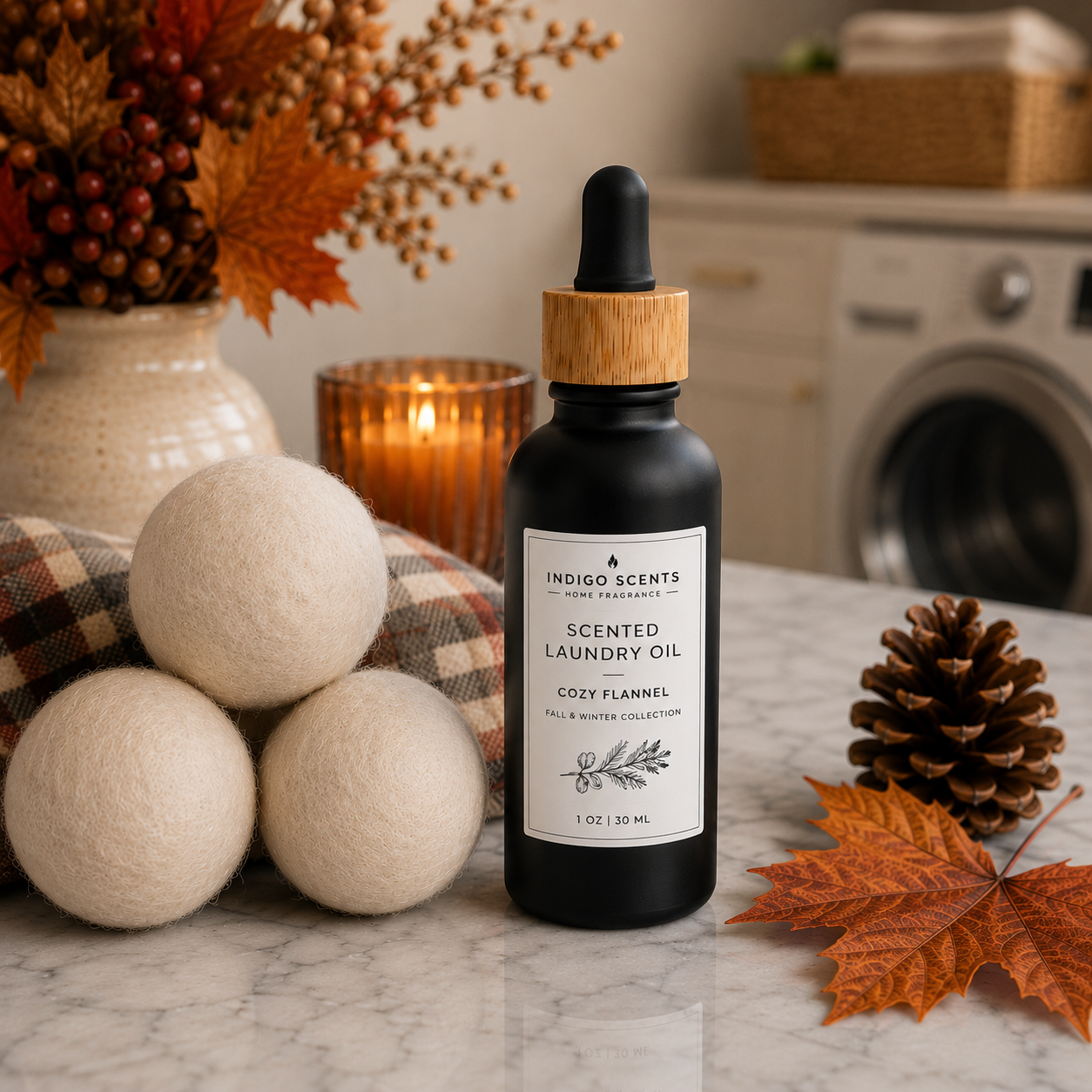Seasonal Laundry Oil | Fall & Winter Scented Laundry Fragrance