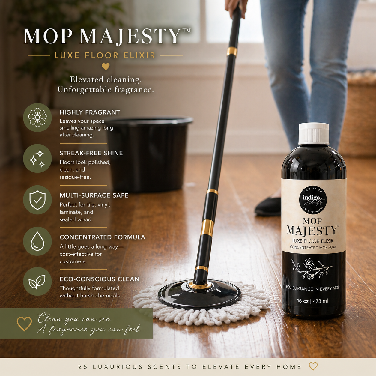 Mop Majesty – Luxury Mop Soap & Floor Cleaner
