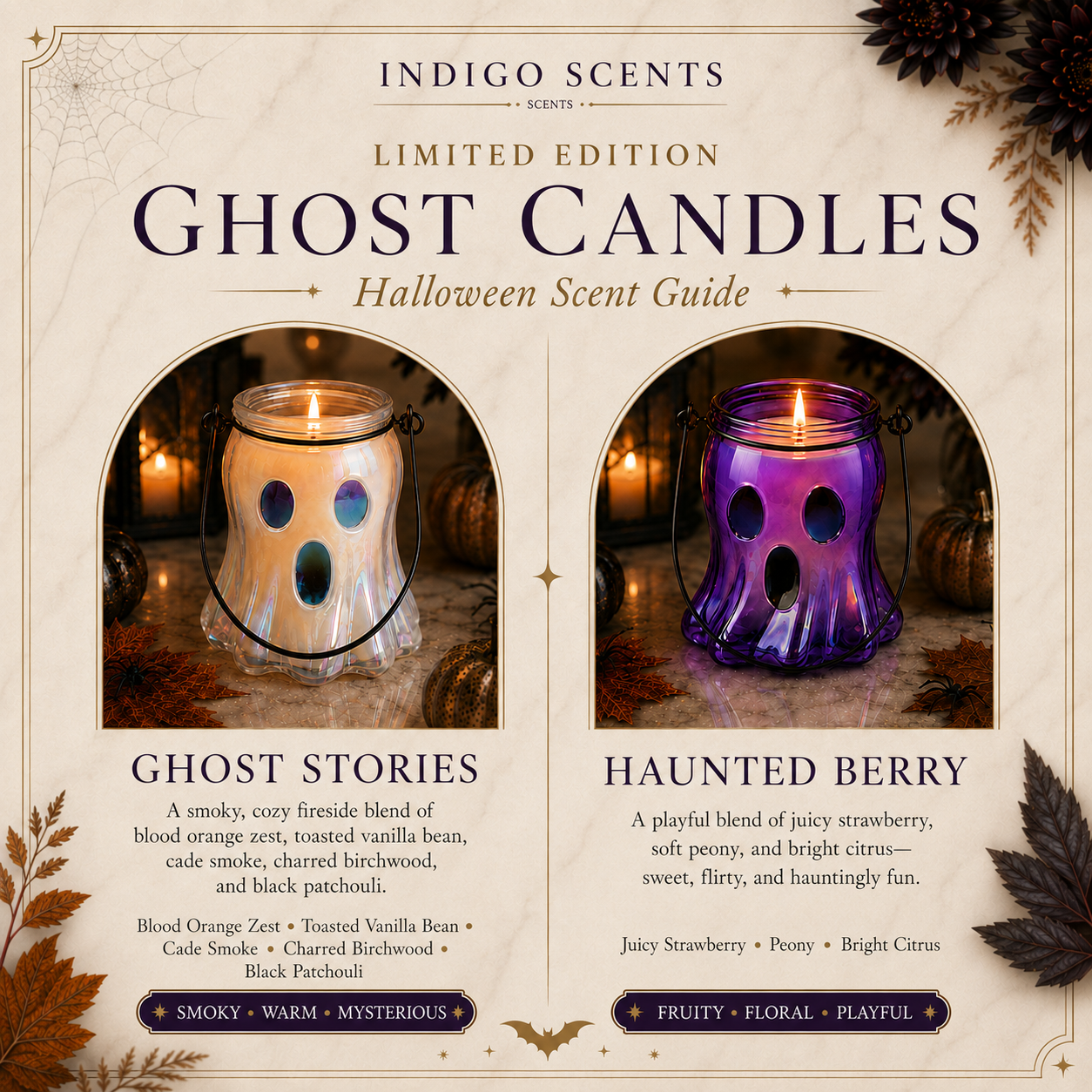 Preorder Ghost Coconut Soy Candle | Halloween Collection