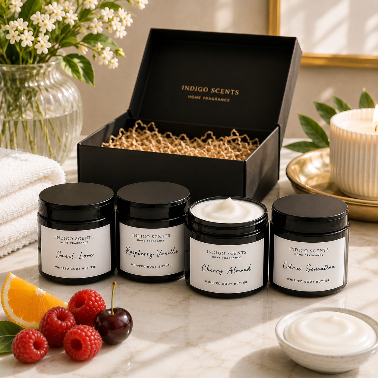 Luxe Body Butter Discovery Set | 4-Piece Whipped Body Butters