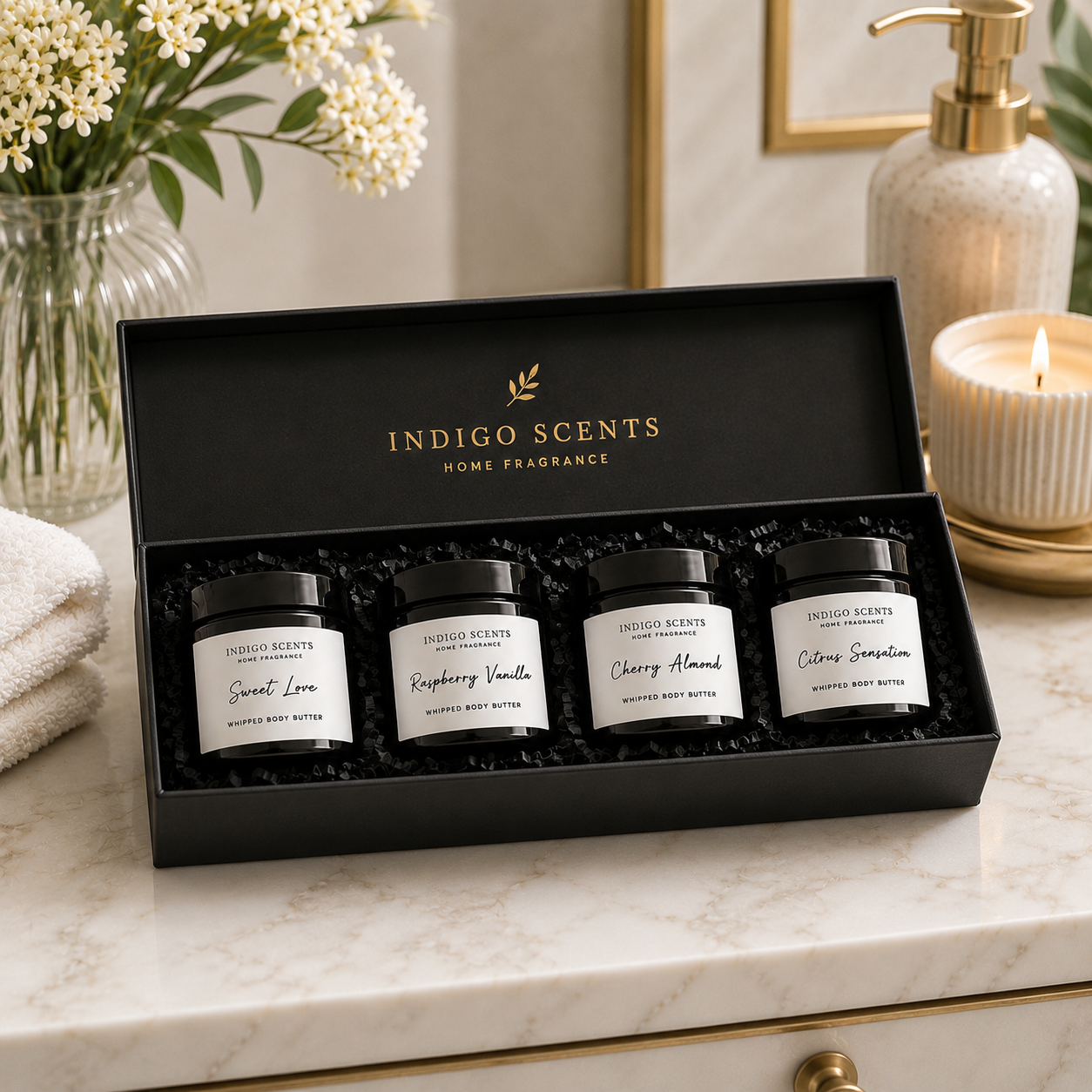 Luxe Body Butter Discovery Set | 4-Piece Whipped Body Butters
