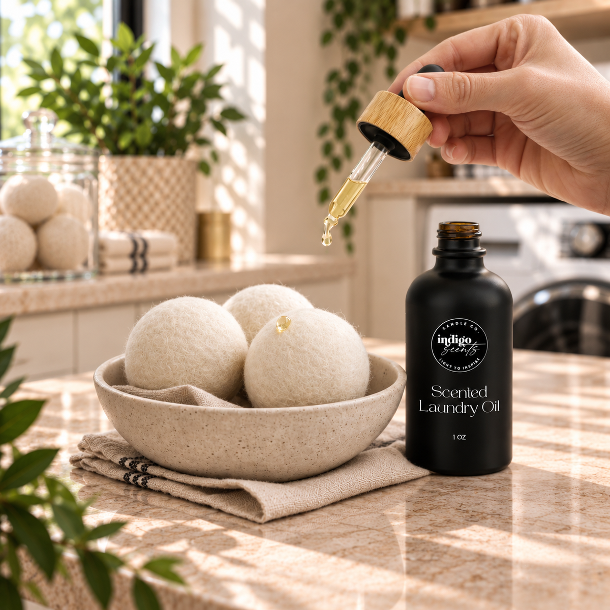 Luxe Laundry Oil + Wool Dryer Balls