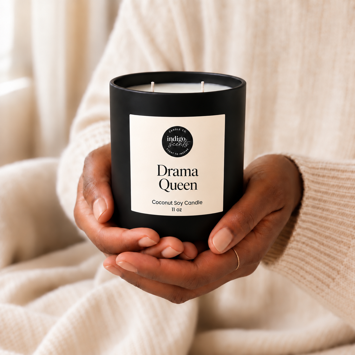 Drama Queen Candle | Matte Black Jar