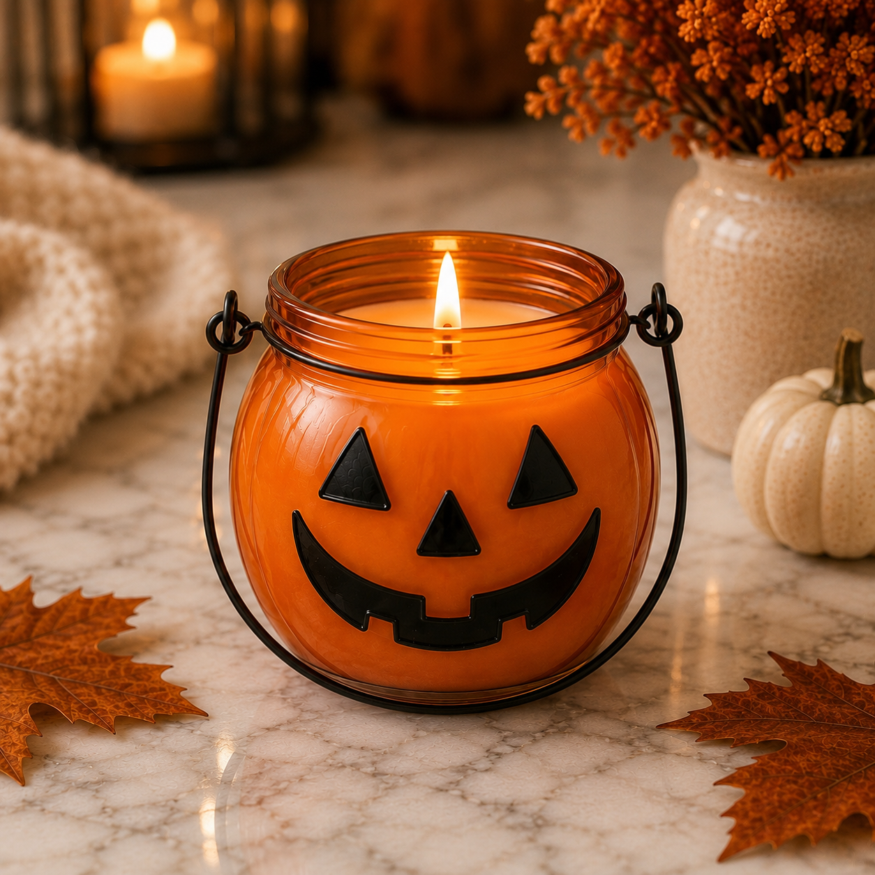 Jack-O’-Lantern | Festive Pumpkin Fall Candle
