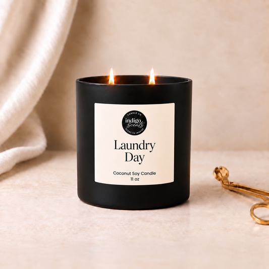 Laundry Day Candle | Matte Black Jar