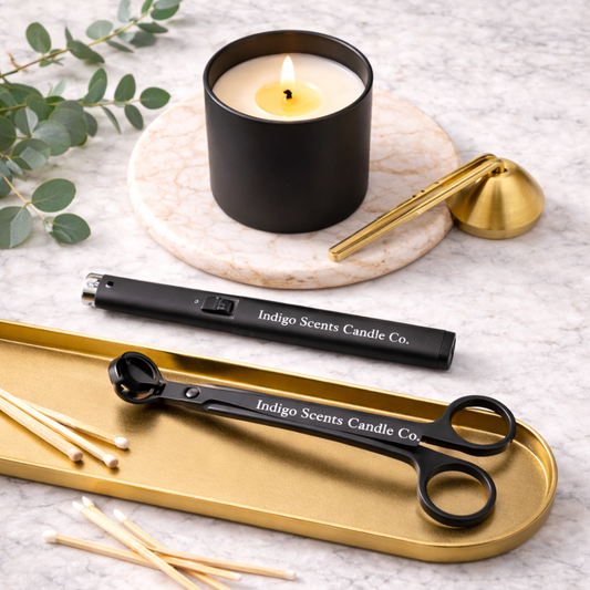 Candle Care Ritual Set | Lighter + Wick Trimmer