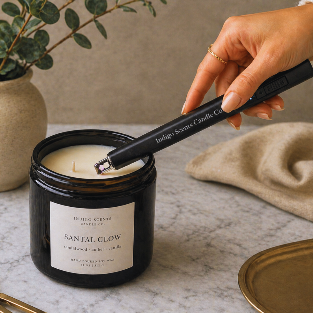Candle Care Ritual Set | Lighter + Wick Trimmer