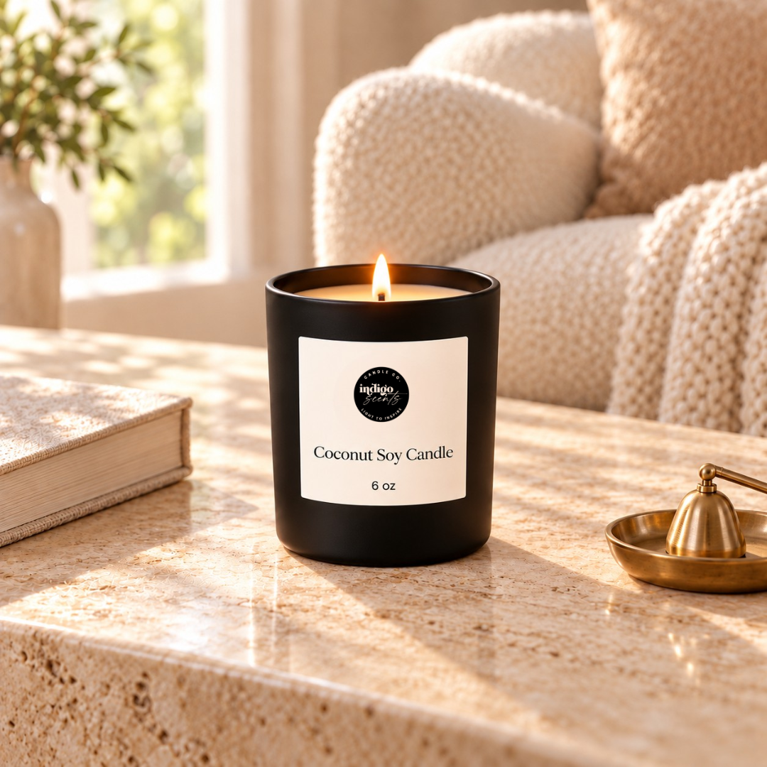 Coastal Waters Candle | Matte Black Jar
