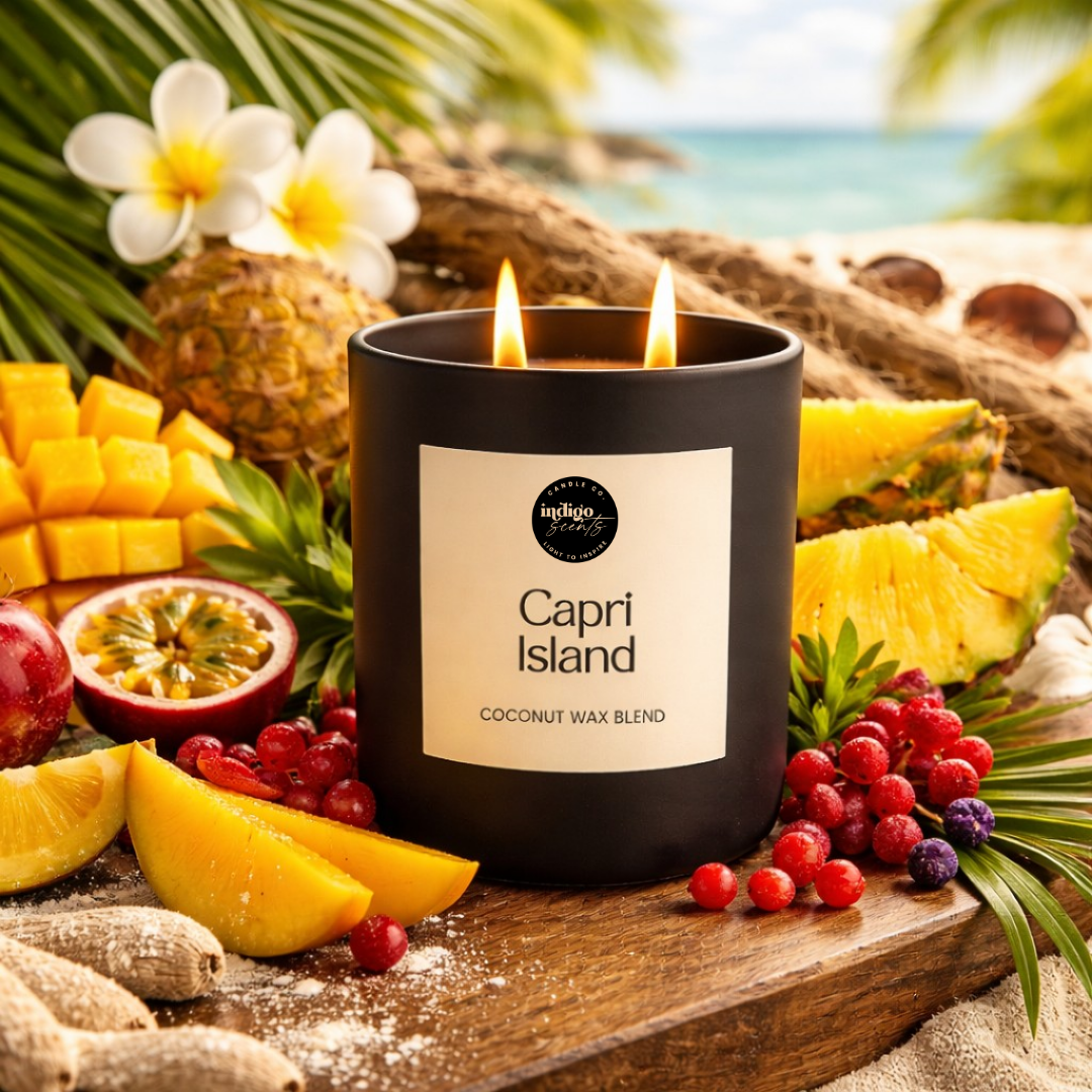 Capri Island Candle | Bright Citrus & Tropical Citrus Zest