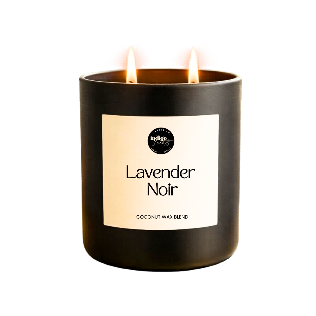 Lavender Noir Candle | Matte Black Jar
