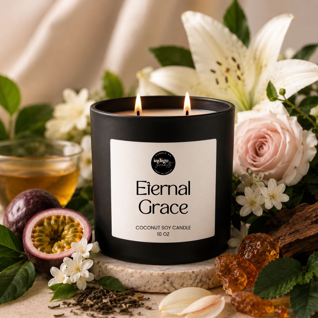 Eternal Grace Candle | Matte Black Jar