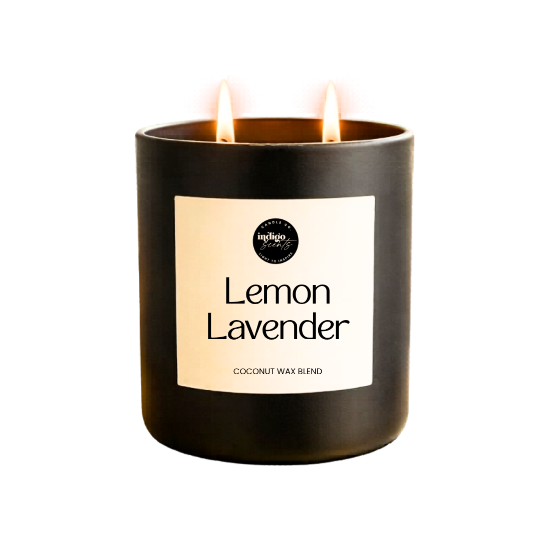 Lemon Lavender Candle | Matte Black Jar
